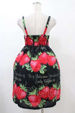 画像2: Emily Temple cute / フレッシュストロベリーリボンキャミワンピース  ブラック H-25-12-18-1026-ET-OP-KB-ZH