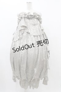 alice auaa / ジャガードバルーンドレス  グレー H-25-12-18-1027-AA-OP-KB-ZH