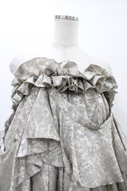 画像4: alice auaa / ジャガードバルーンドレス  グレー H-25-12-18-1027-AA-OP-KB-ZH