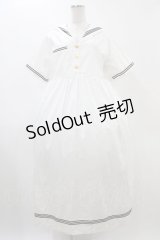 Katie / CESIL SAILOR ワンピース  ホワイト H-25-12-18-1031-LO-OP-KB-ZH