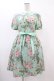 画像1: Jane Marple / Rose Bouquetワンピース  ミント H-25-12-18-1034-JM-OP-KB-ZH (1)