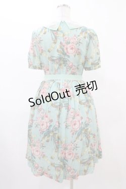 画像2: Jane Marple / Rose Bouquetワンピース  ミント H-25-12-18-1034-JM-OP-KB-ZH