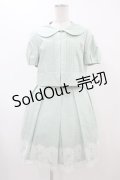 Jane Marple / 裾レースワンピース＆ピンタックパフジャケット  ミント H-25-12-18-1035-JM-OP-KB-ZT348
