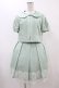 画像1: Jane Marple / 裾レースワンピース＆ピンタックパフジャケット  ミント H-25-12-18-1035-JM-OP-KB-ZH (1)