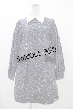 画像1: Katie / WEDNESDAY MESSワンピース  ネイビー H-25-12-18-1037-LO-OP-KB-ZH