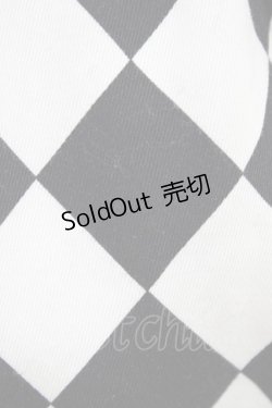 画像3: ATELIER PIERROT / ダイヤフロントオープンスカート  オフ×ブラック H-25-12-18-1040-EL-SK-KB-ZH