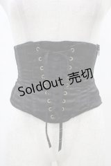 ATELIER PIERROT / サテンコルセット  ブラック H-25-12-18-1007-EL-ZA-KB-ZH