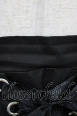 画像3: HELL CAT PUNKS / レースアップスカート  ブラック H-25-12-18-1043-PU-SK-KB-ZH