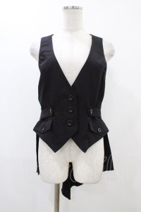 PEACE NOW / 2Wayベスト  ブラック H-25-12-18-1047-PU-TO-KB-ZH