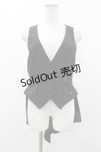 PEACE NOW / 2Wayベスト  ブラック H-25-12-18-1047-PU-TO-KB-ZH