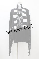 DimMoire / 超ロングスリーブニット  ブラック H-25-12-18-1048-0-TO-KB-ZH