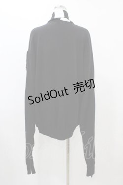 画像2: DimMoire / 超ロングスリーブニット  ブラック H-25-12-18-1048-0-TO-KB-ZH