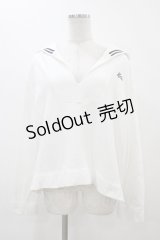 Katie / LOGO SAILOR tops  ホワイト H-25-12-18-1051-LO-TO-KB-ZH