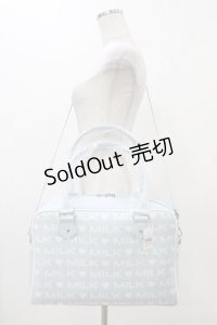 MILK / LOGO BIGバッグ  サックス H-25-12-18-1008-ML-ZA-KB-ZH