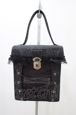 画像1: alice auaa / バニティーバッグ  ブラック H-25-12-18-1009-AA-BG-KB-ZH