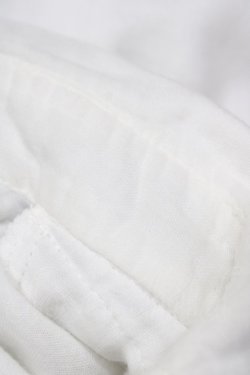 画像4: PEACE NOW / ガーゼフリルタイ付きブラウス  ホワイト H-25-12-18-1060-PU-BL-KB-ZH