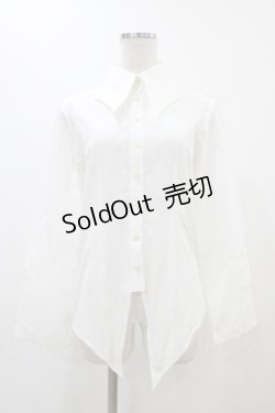 画像1: PEACE NOW / クロス刺繍ブラウス  ホワイト H-25-12-18-1061-PU-BL-KB-ZH