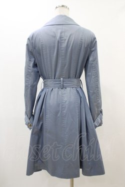 画像2: Jane Marple Dans Le Salon / ダブルボタントレンチコート  ブルー H-25-12-18-1062-JM-CO-KB-ZH