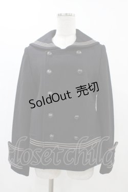 画像1: Jane Marple / マリンジャケット  ブラック H-25-12-18-1063-JM-JA-KB-ZH