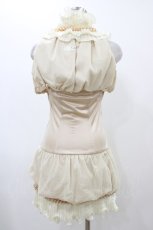 画像2: alice auaa / チュール重ねバルーンワンピース 3（約9号） ベージュ H-25-12-18-1014-AA-OP-KB-ZH (2)