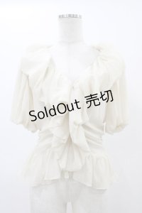 alice auaa / フリルギャザーボレロ 3（約9号） クリーム H-25-12-18-1015-AA-TO-KB-ZH