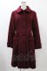 画像5: ATELIER PIERROT / ティペット付きケープコート  ワインレッド H-25-12-18-1018-EL-CO-KB-ZH (5)