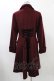 画像6: ATELIER PIERROT / ティペット付きケープコート  ワインレッド H-25-12-18-1018-EL-CO-KB-ZH (6)