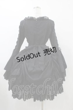 画像2: ATELIER PIERROT / ダレットワンピース  ブラック H-25-12-18-1020-EL-OP-KB-ZH