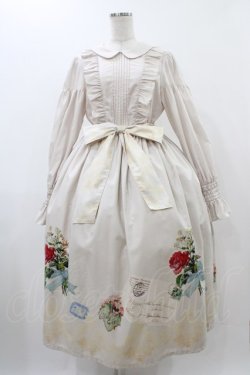 画像1: Maison de minette / Skirt collage dress  ピンクアイボリー H-25-12-18-1023-0-OP-KB-ZH