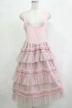 画像1: FLC / チュールワンピース M ピンク H-25-12-19-027-LO-OP-NS-ZH