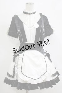 素心SUSIN（海外ロリータブランド） / メイドワンピースセット M ブラック H-25-12-19-028-PU-OP-NS-ZH