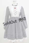 To Alice / ダークナイトワンピース M グレー H-25-12-19-029-LO-OP-NS-ZH