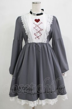 画像1: To Alice / ダークナイトワンピース M グレー H-25-12-19-029-LO-OP-NS-ZH