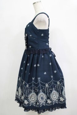 画像2: axes femme / ペチコート付きジャンパースカート M ネイビー H-25-12-19-031-AX-OP-NS-ZH