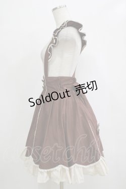 画像2: Angelic Pretty / クラシックカフェスカート Free ブラウン H-25-12-19-032-AP-OP-NS-ZH