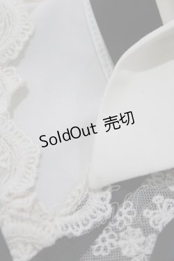 画像5: axes femme POETIQUE / レース襟半袖ワンピース M ブラック H-25-12-19-036-AX-OP-NS-ZH