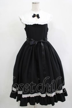 画像1: metamorphose / Priere〜星に祈りを〜ミディアムジャンパースカート サイズ1 ブラック H-25-12-19-005-ME-OP-NS-ZH