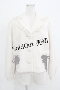 Ank Rouge / レースアップセーラーコート M オフ H-25-12-19-038-CA-CO-NS-ZH