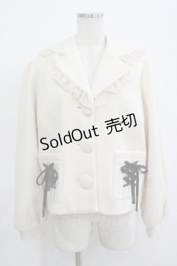 画像1: Ank Rouge / レースアップセーラーコート M オフ H-25-12-19-038-CA-CO-NS-ZH