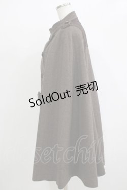 画像2: axes femme / ナポレオンマント風コート M ブラウン H-25-12-19-039-AX-CO-NS-ZH