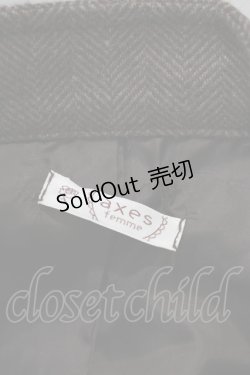 画像6: axes femme / ナポレオンマント風コート M ブラウン H-25-12-19-039-AX-CO-NS-ZH