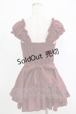 画像3: axes femme / ペプラムトップス M ワイン H-25-12-19-040-AX-TO-NS-ZH