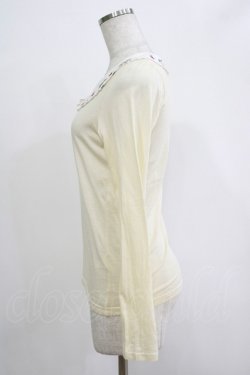 画像2: Fi.n.t / チェリー刺繍トップス Free アイボリー H-25-12-19-041-CA-TO-NS-ZH