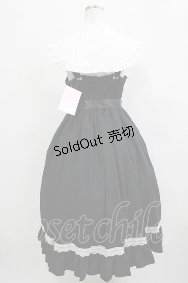 画像3: metamorphose / Priere〜星に祈りを〜ミディアムジャンパースカート サイズ1 ブラック H-25-12-19-005-ME-OP-NS-ZH (3)