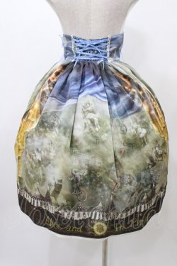 画像2: ALICE and the PIRATES / 星空の天幕と秘密のサーカス団柄スカート Free ブルー H-25-12-19-1038-PA-SK-NS-ZH