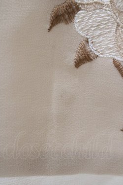 画像3: an another angelus / ローズ刺繍シフォンスカート Free PINK BEIGE H-25-12-19-1041-CA-SK-NS-ZH
