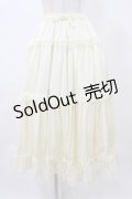 m petit by misako / サテンキリカエペチスカート L アイボリー H-25-12-19-1042-LO-SK-NS-ZH