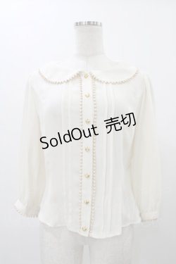 画像1: Innocent World / ハートボタンブラウス M 生成り H-25-12-19-1053-IW-BL-NS-ZH