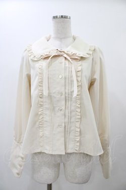 画像1: CHIP CLIP / 五月アイ/Cheese Bear/AIピンタックブラウス M 生成り H-25-12-19-1054-0-BL-NS-ZH