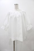 F&A / ギャザーオフショルボリュームスリーブブラウス Free OFF WHITE H-25-12-19-1056-LO-BL-NS-ZH